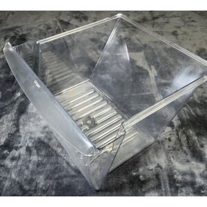 OEM Frigidaire Refrigerator Crisper Drawer Part #2403512 Clear Replacement